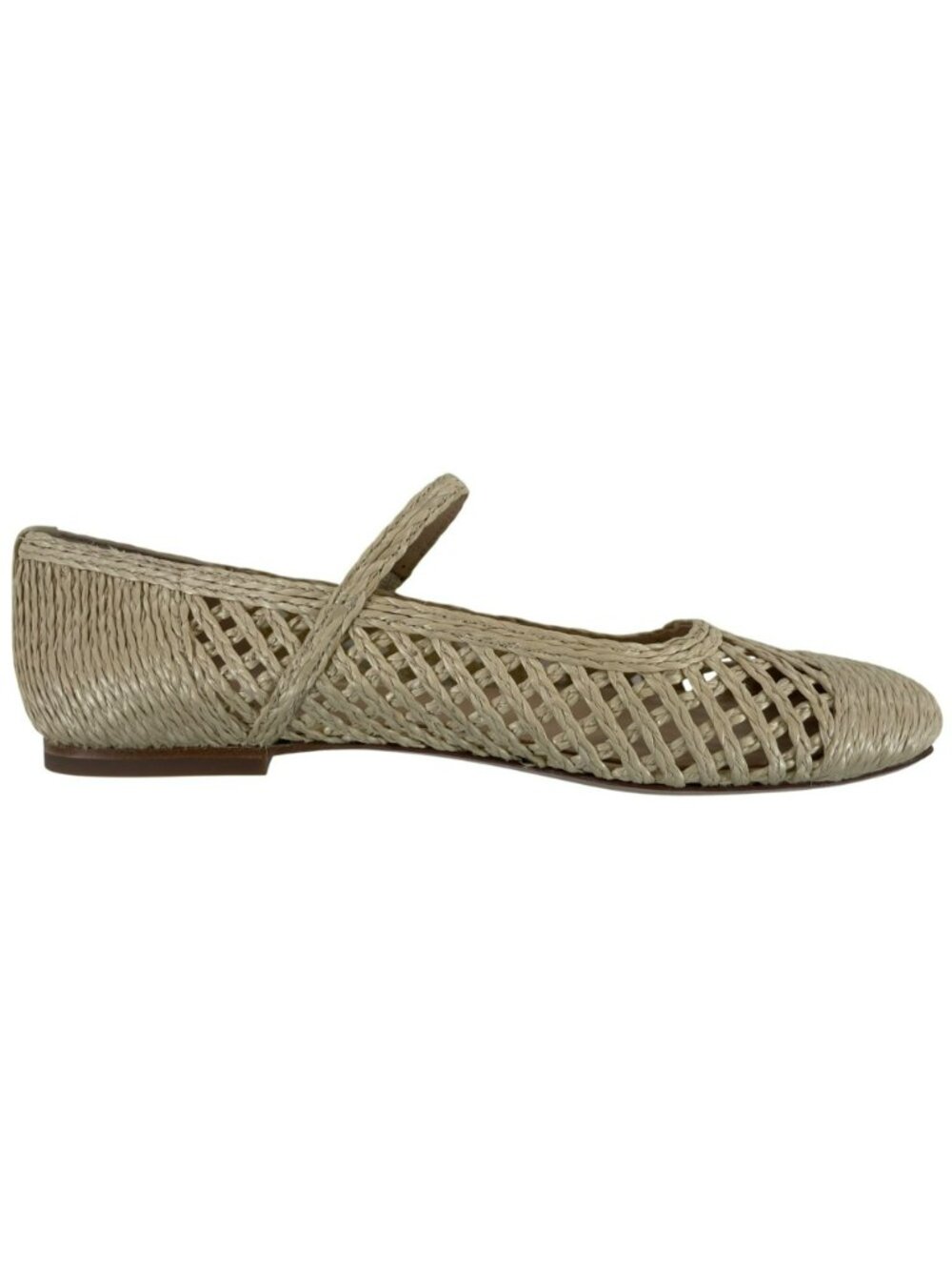 Veronica Beard Ellie Raffia Natural Beige Cute Flats Women's Size 7 MSRP$395 NEW - Picture 7 of 12